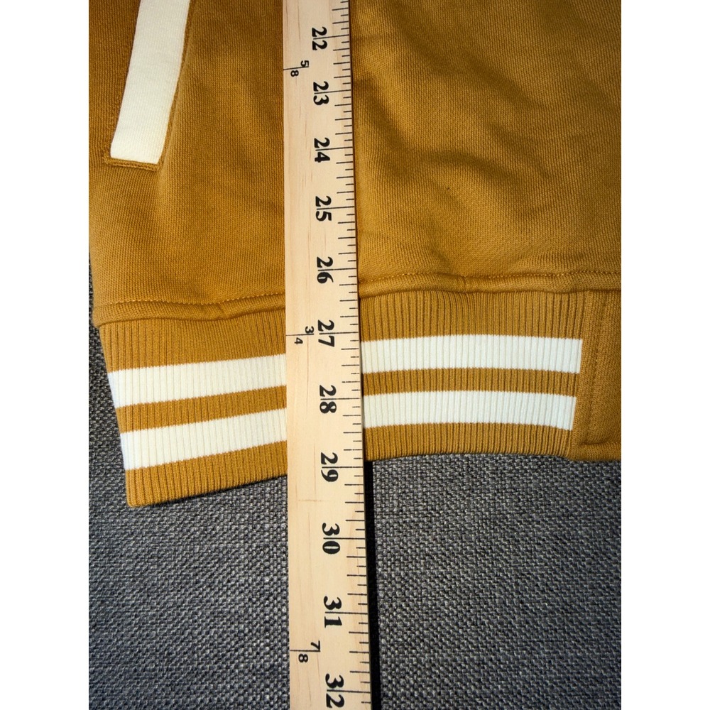 Mitchell & Ness Pittsburgh Penguins NHL Dusted Fleece Varsity Jacket Gold Large - Picture 11 of 13